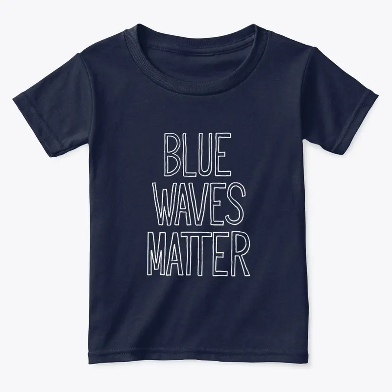 Blue Waves Matter Tee